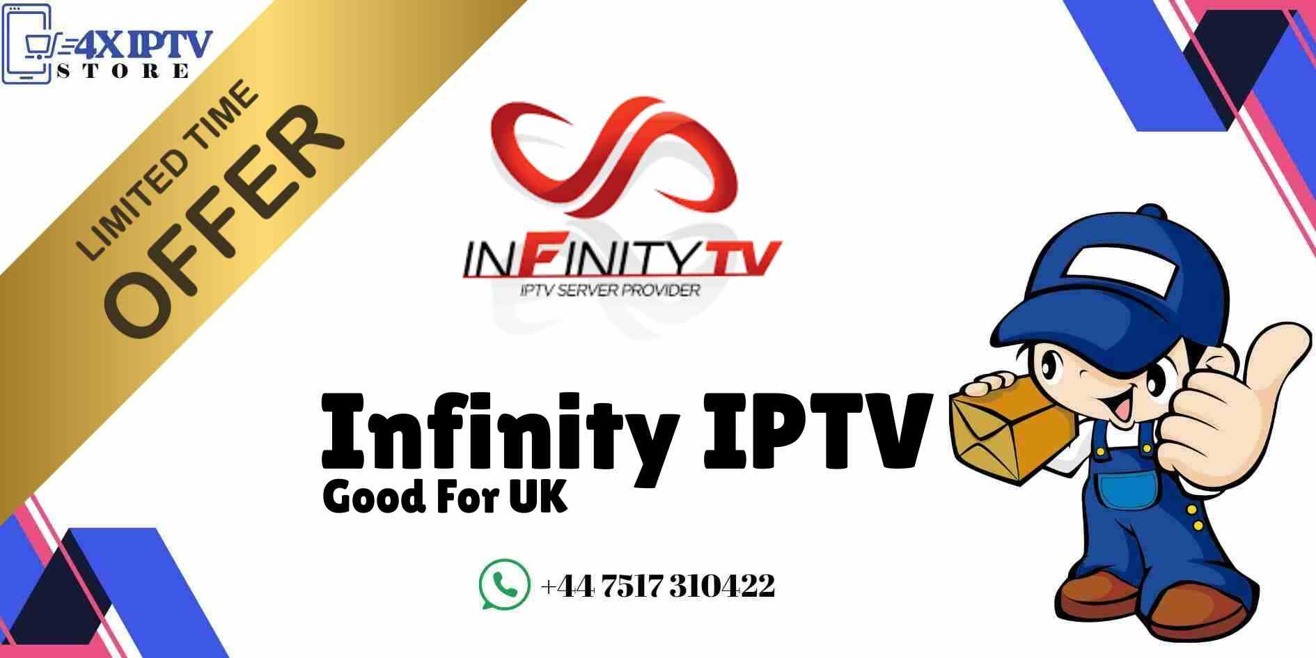 Infinity IPTV 12+2 Month Subscription